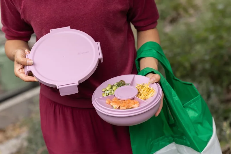 Bol de salată Brabantia Make&Take1.3L, Lilac Pink