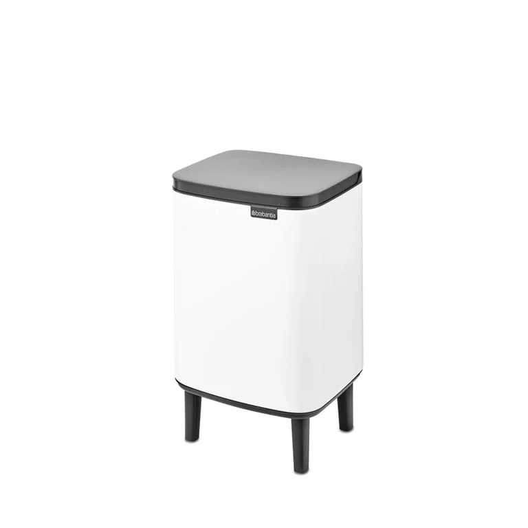 Waste Bin Brabantia Bo Small Hi 7L, White