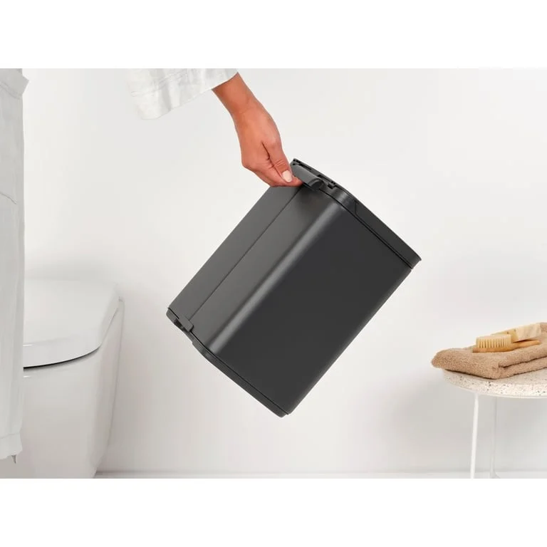 Coș de gunoi Brabantia Bo Small 7L, Mineral Infinite Grey