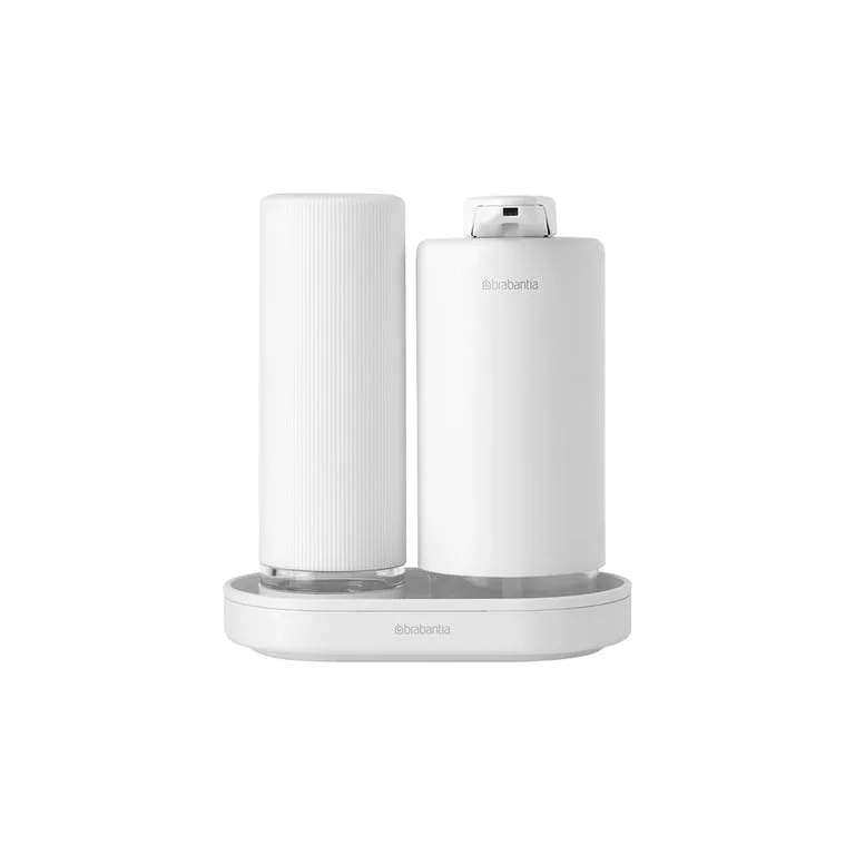 Soap Dispenser Set Brabantia SinkStyle Mineral Fresh White, 2x 200 ml