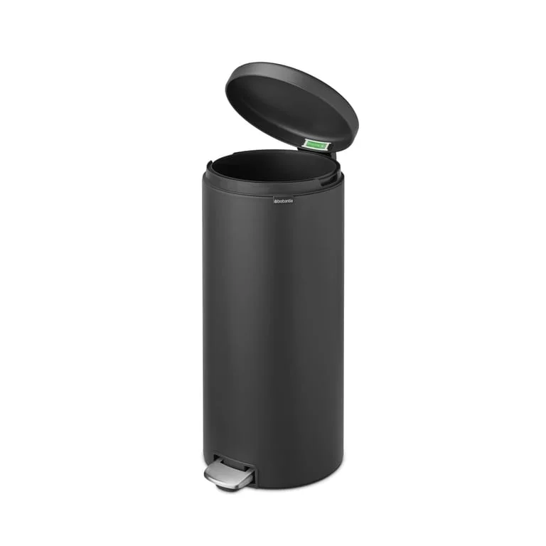 Coș de gunoi cu pedală Brabantia NewIcon 30L, Mineral Infinite Grey