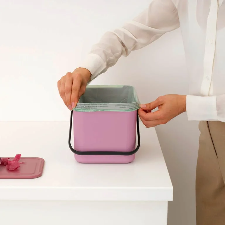 Coș de colectare separată Brabantia Sort&Go 6L, Lilac Pink