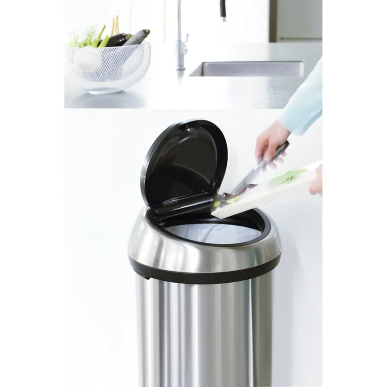 Coș de gunoi Brabantia Touch 60L, Platinum