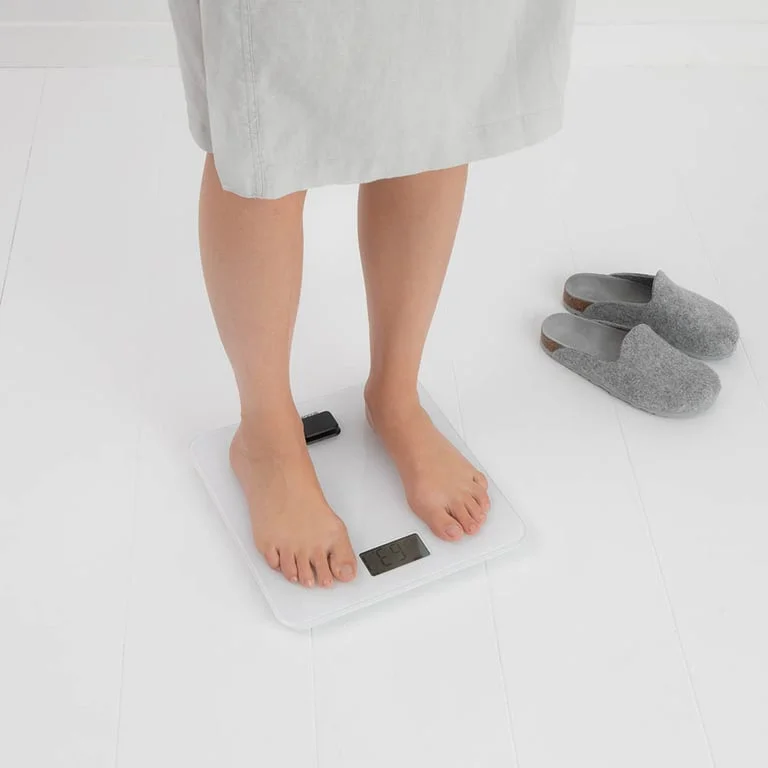 Bathroom Scale Brabantia, Battery Free, White