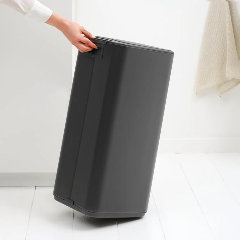 Coș de gunoi Brabantia Bo Pedal 30L, Mineral Infinite Grey