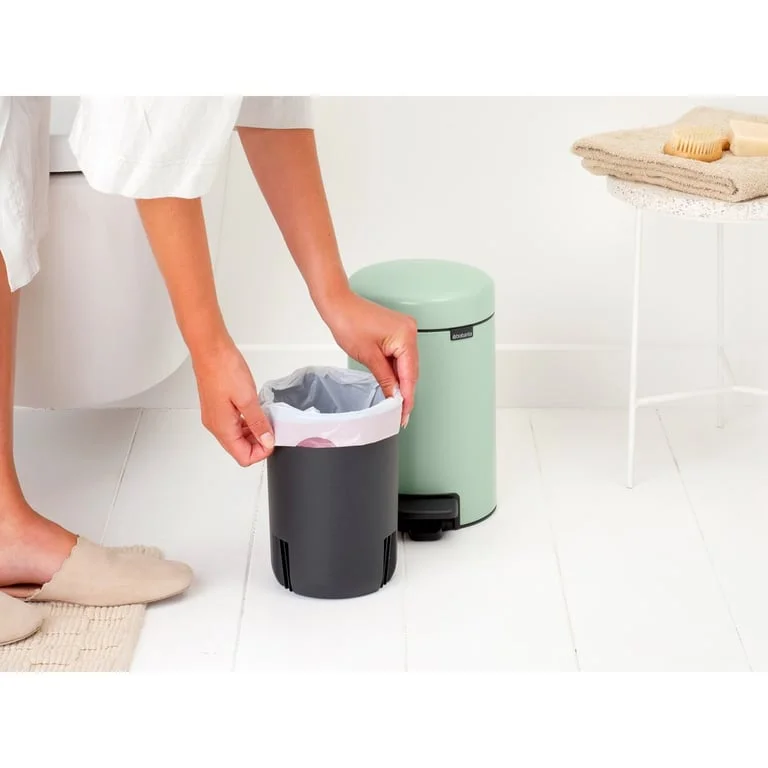 Coș de gunoi cu pedală Brabantia NewIcon 3L, Jade Green