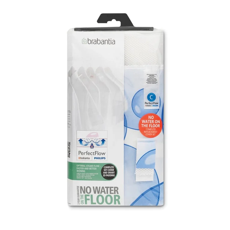 Ironing Board Cover Brabantia C 124x45cm, PerfectFlow Bubbles