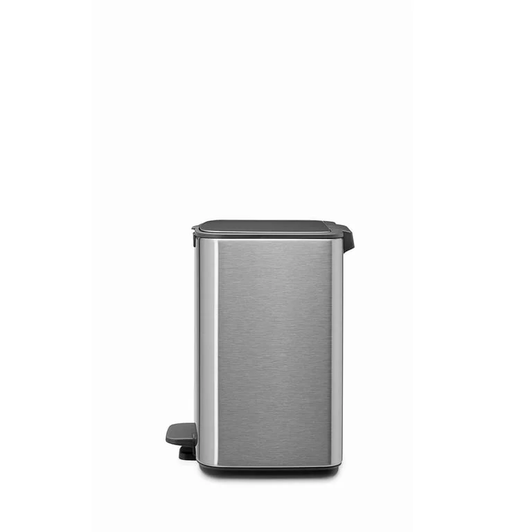 Coș de gunoi Brabantia Bo Pedal 7L, Matt Steel Fingerprint Proof