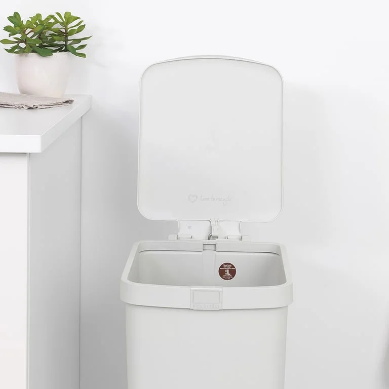 Coș de gunoi cu pedală Brabantia StepUp 40L, Light Grey