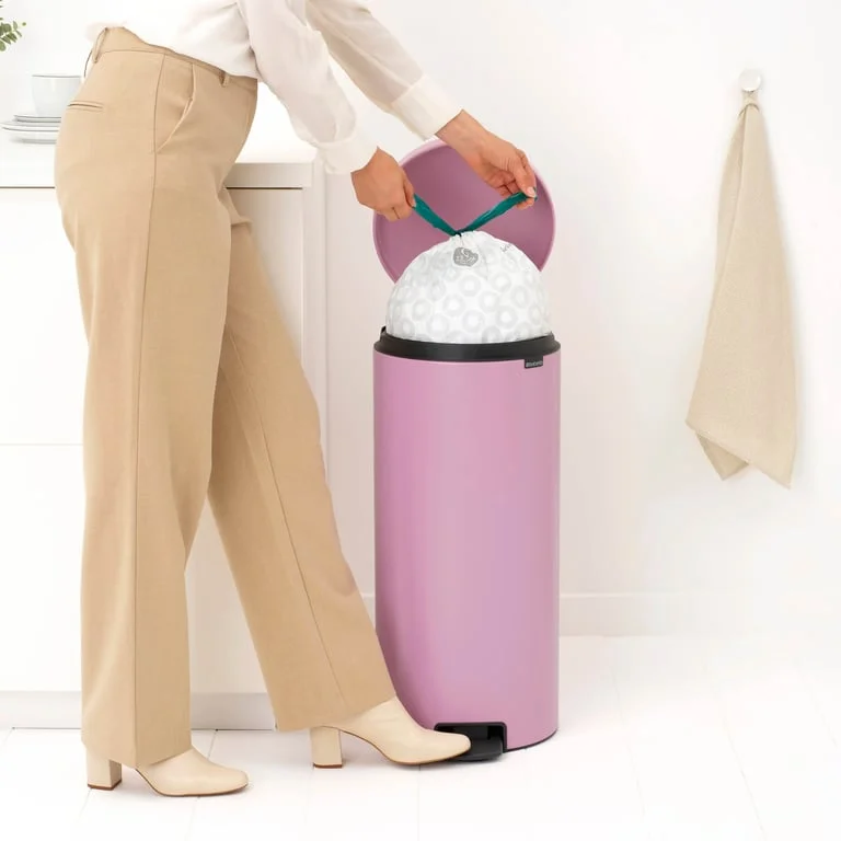Pedal Waste Bin Brabantia NewIcon 30L, Lilac Pink