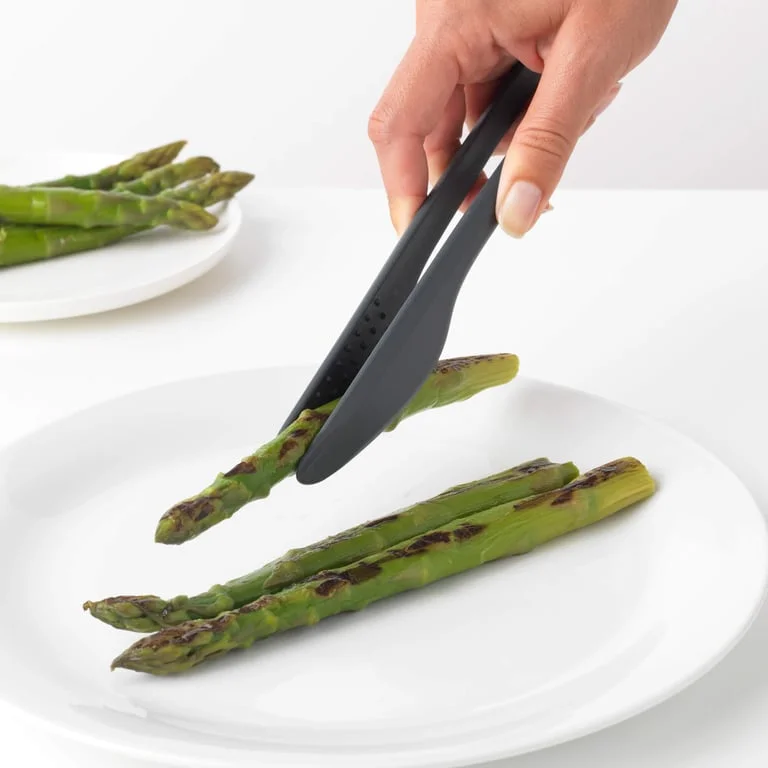 Kitchen Tongs Plus Tweezers Brabantia Tasty Plus, Granite Gray