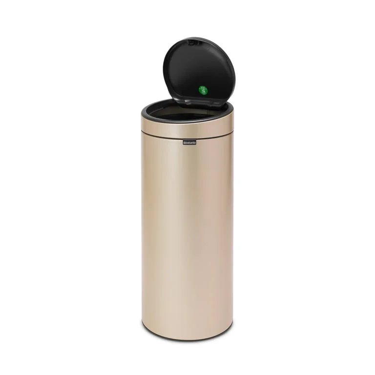 Waste Bin Brabantia Touch New 30L, Metallic Gold