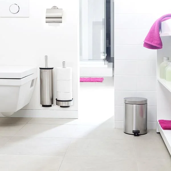 Suport pentru hârtie igienică Brabantia ReNew Brilliant Steel