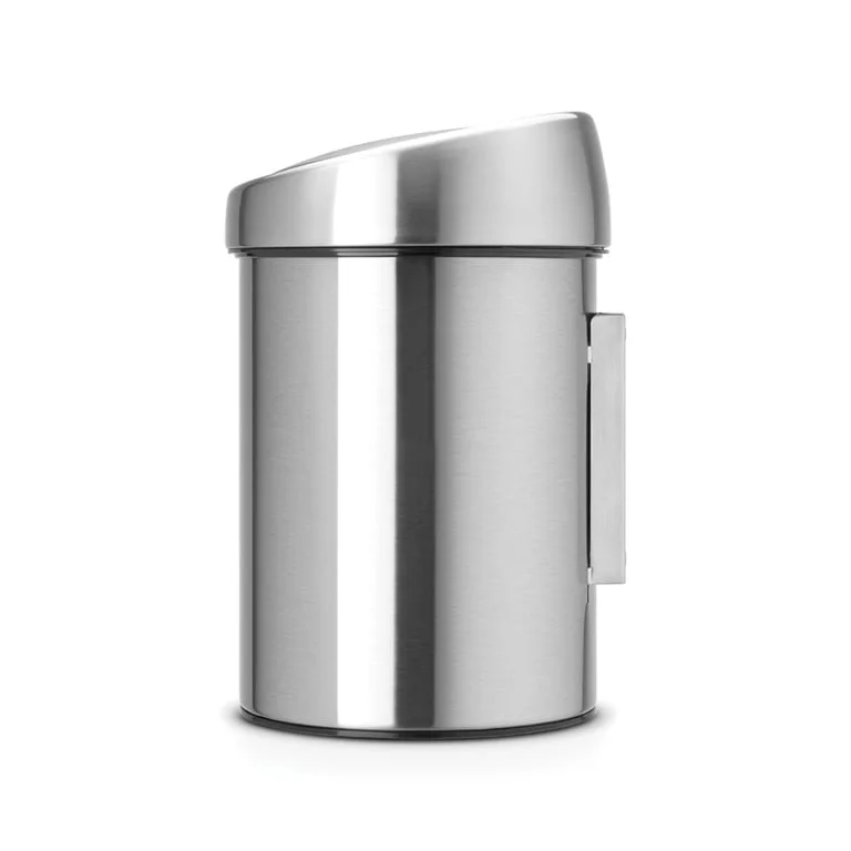 Coș de gunoi Brabantia Touch 3L, Matt Steel, Fingerprint proof