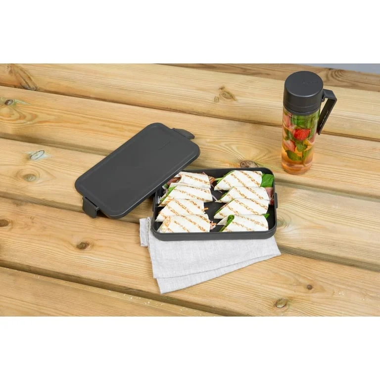 Lunch Set Brabantia Make&Take Dark Grey 2 pcs, Bottle and Box