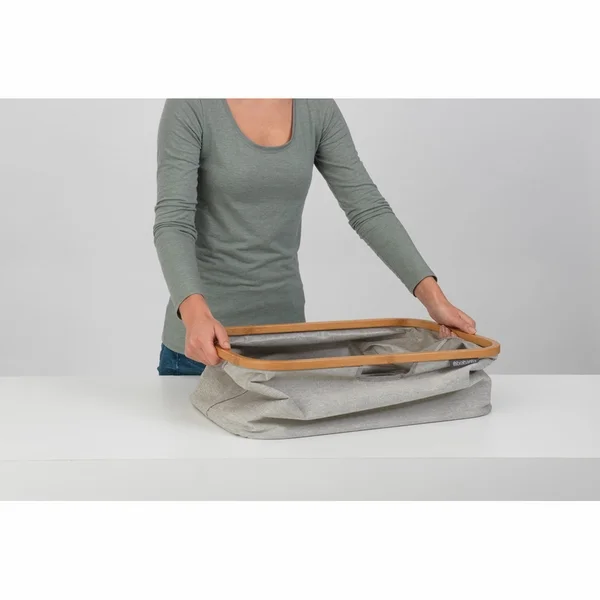 Laundry Basket Brabantia Linn 40L, Grey, Foldable