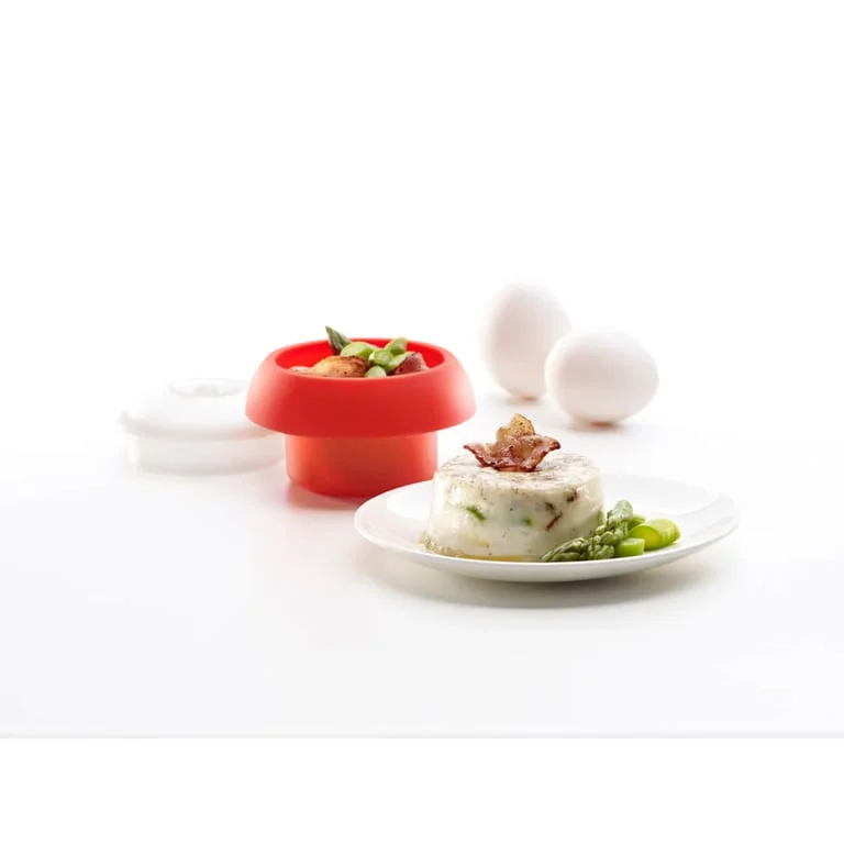 Egg cylinder for microwave Lekue