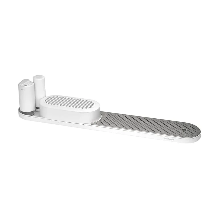 Set de organizare pentru chiuvetă  Brabantia SinkStyle Mineral Fresh White, 4 bucăți