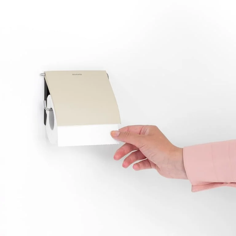 Suport pentru hârtie igienică Brabantia ReNew Soft Beige