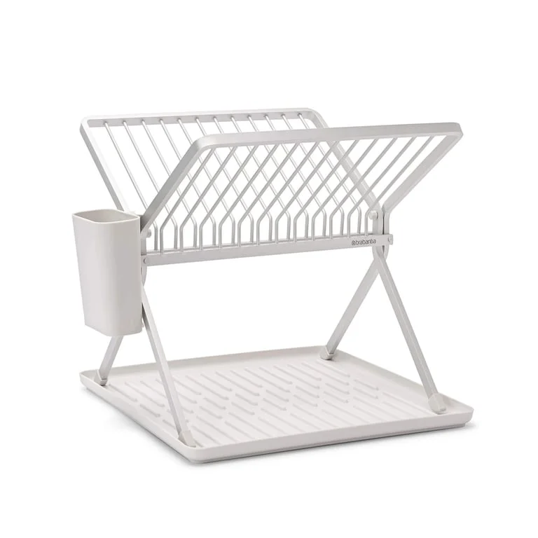 Uscător de vase compact pliabil Brabantia, Light Grey