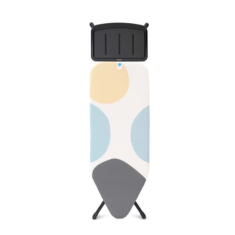 Masă de călcat Brabantia C 124x45cm cu suport pentru generator de abur, Spring Bubbles