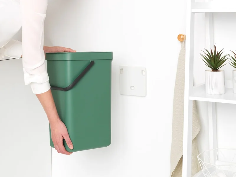 Coș de colectare selectivă Brabantia Sort&Go 16L, Fir Green