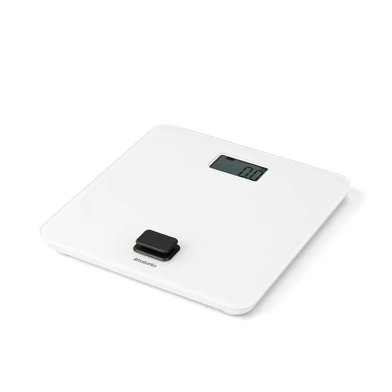 Bathroom Scale Brabantia, Battery Free, White