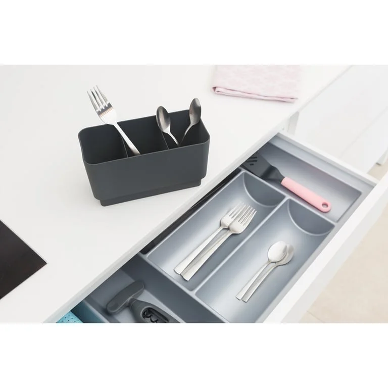 Uscător de vase Brabantia Dark Grey, compact