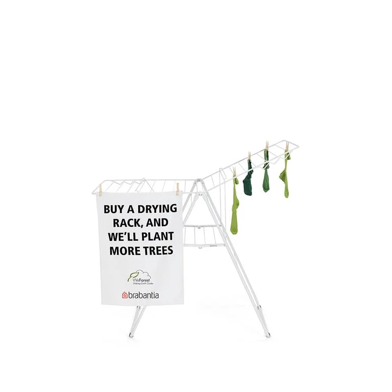 Drying Rack Brabantia Hangon, 20m, Fresh White