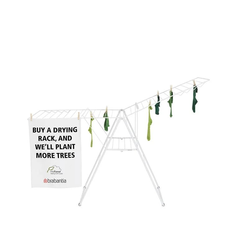 Drying Rack Brabantia Hangon, 25m, Fresh White