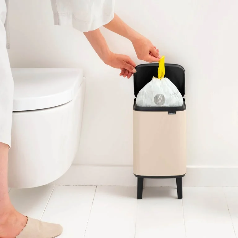 Coș de gunoi Brabantia Bo Small Hi 4L, Soft Beige