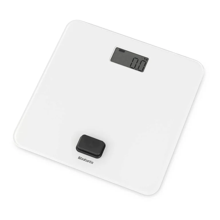 Bathroom Scale Brabantia, Battery Free, White