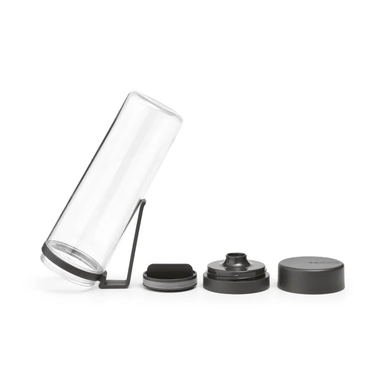 Sticlă Brabantia Make&Take 500ml Dark Grey, cu filtru