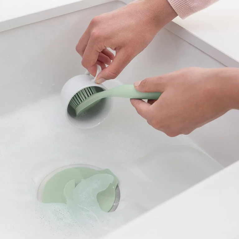 Dish Brush Brabantia Jade Green, Cup Holder