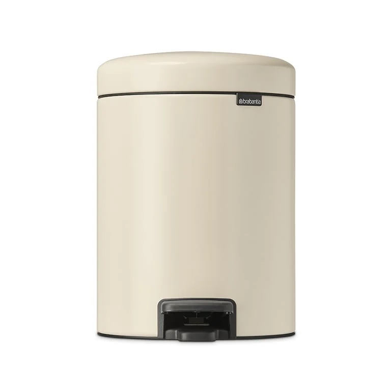 Coș de gunoi cu pedală Brabantia NewIcon 5L, Soft Beige