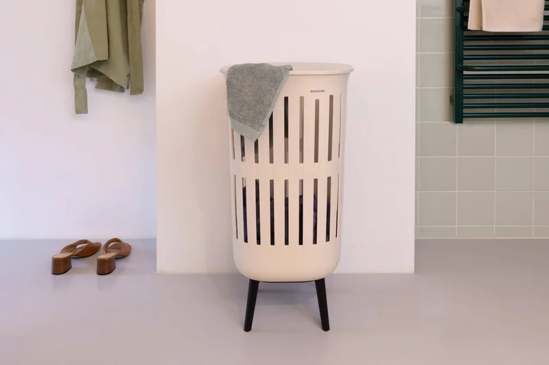 Coș de rufe Brabantia Collect-It Hi, 55L, Soft Beige