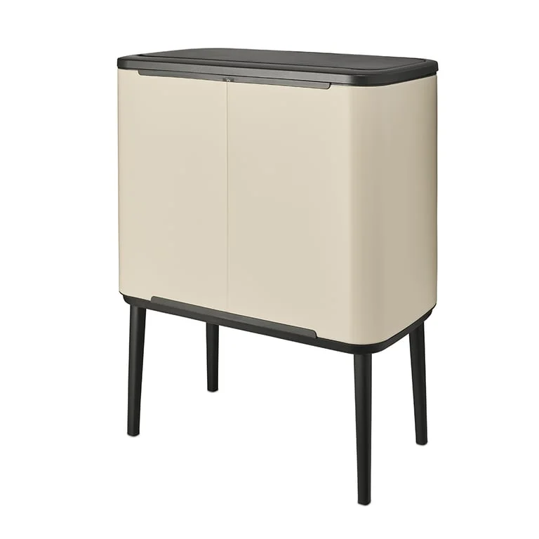 Coș de gunoi Brabantia Bo Touch 3x11L, Soft Beige