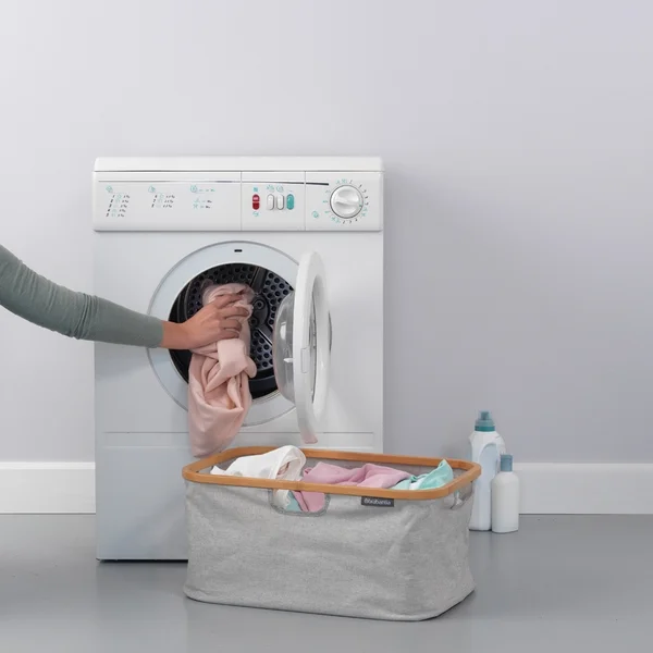 Laundry Basket Brabantia Linn 40L, Grey, Foldable
