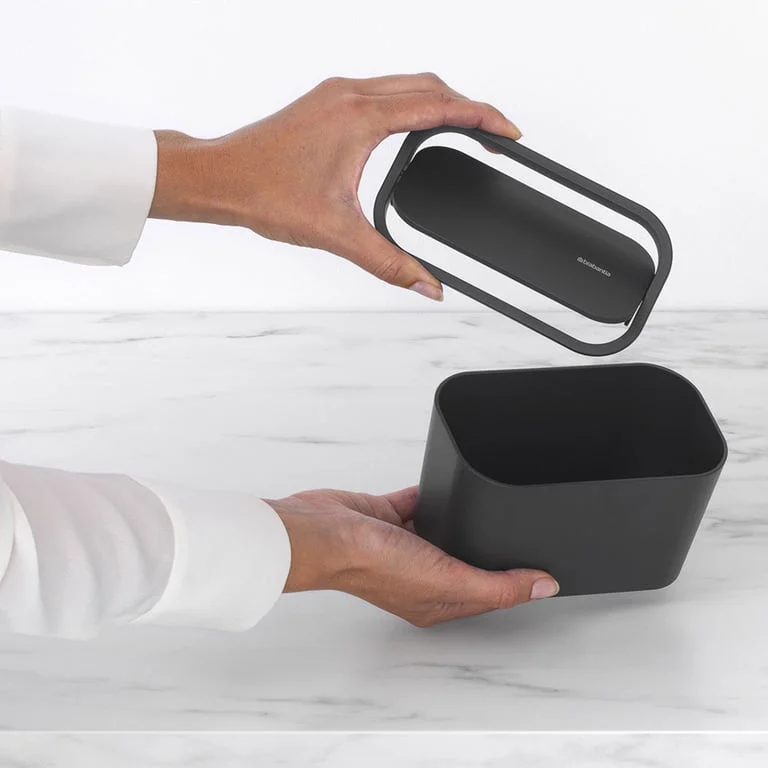 Bathroom Waste Caddy Brabantia MindSet Mineral Infinite Grey