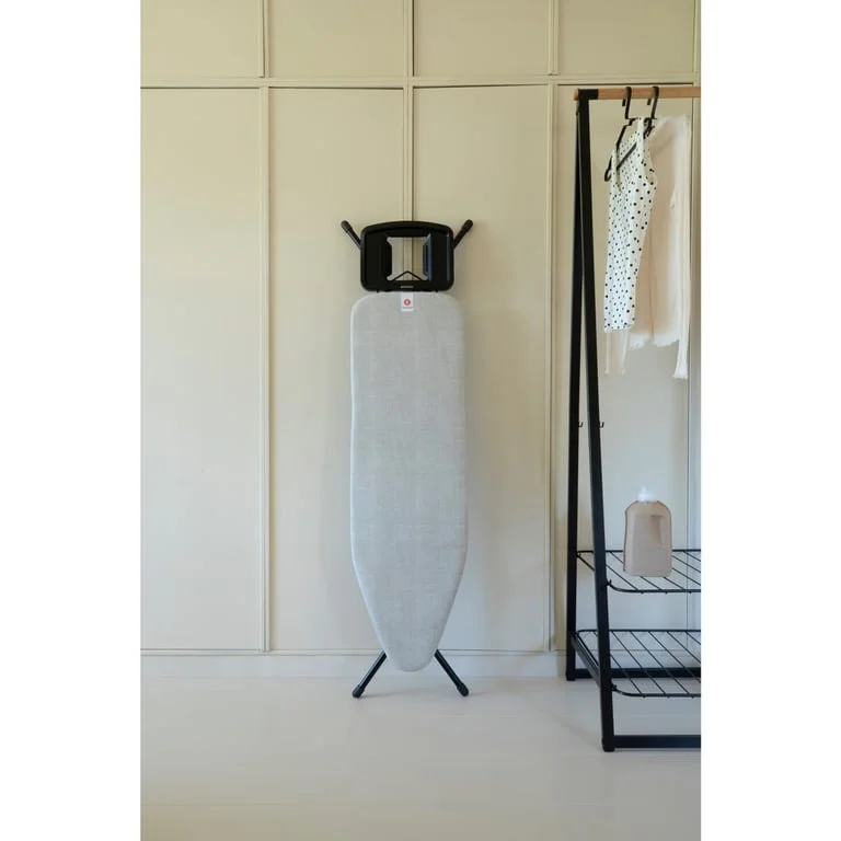 Ironing Board Brabantia B 124x38cm, Solid Steam Iron Rest, Denim Grey
