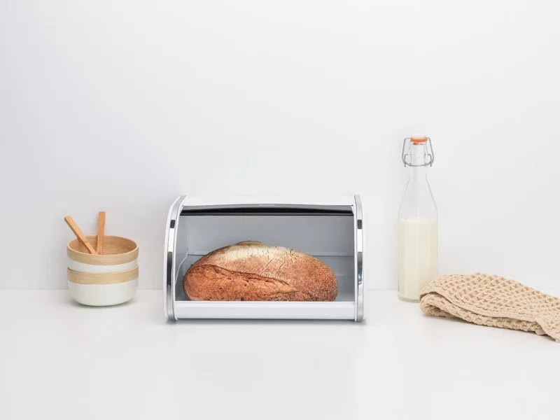 Cutie de pâine Brabantia Roll Top, White, mediu