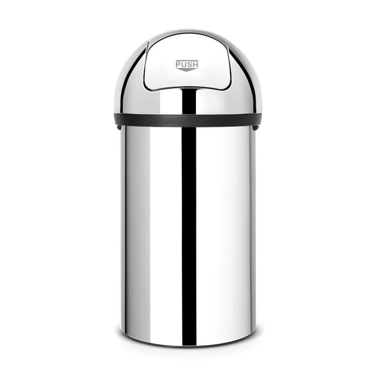 Push Bin Brabantia, 60 L Brillian Steel