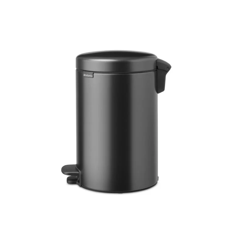 Coș de gunoi cu pedală Brabantia NewIcon 12L, Confident Grey
