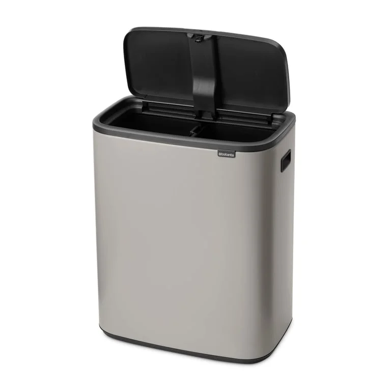 Waste Bin Brabantia Bo Touch 2x30L, Soft Grey