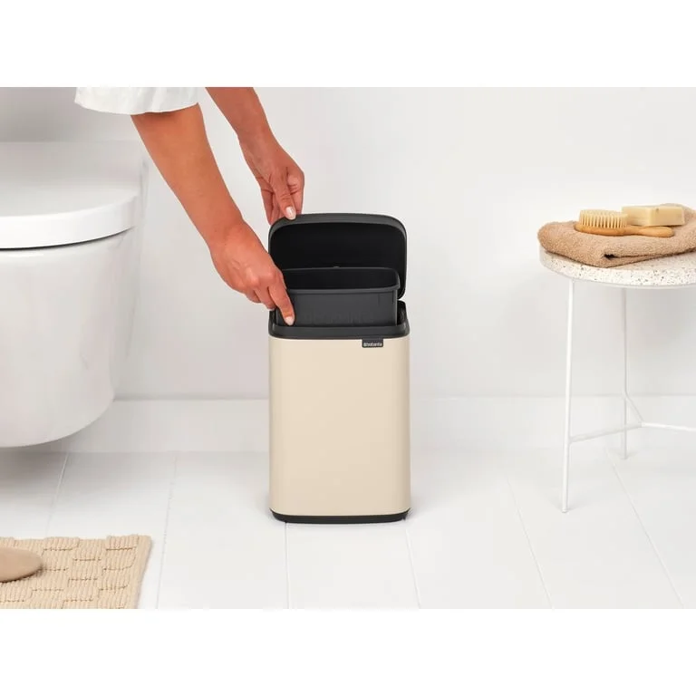 Coș de gunoi Brabantia Bo Small 4L, Soft Beige