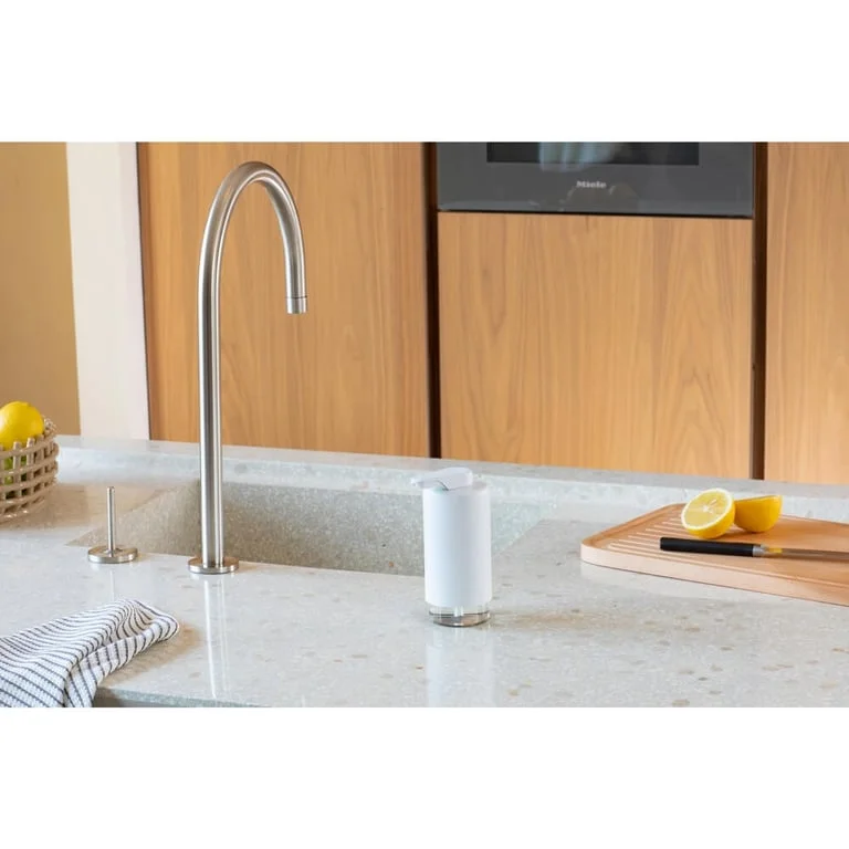 Dozator de săpun lichid Brabantia SinkStyle Mineral Fresh White, 200ml