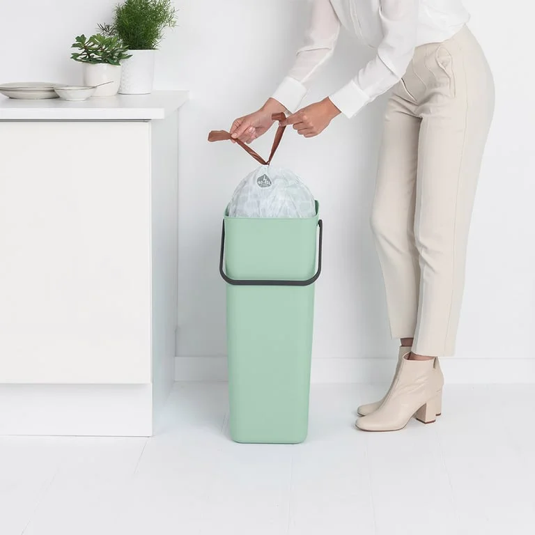 Coș de colectare selectivă Brabantia Sort&Go 40L, Jade Green