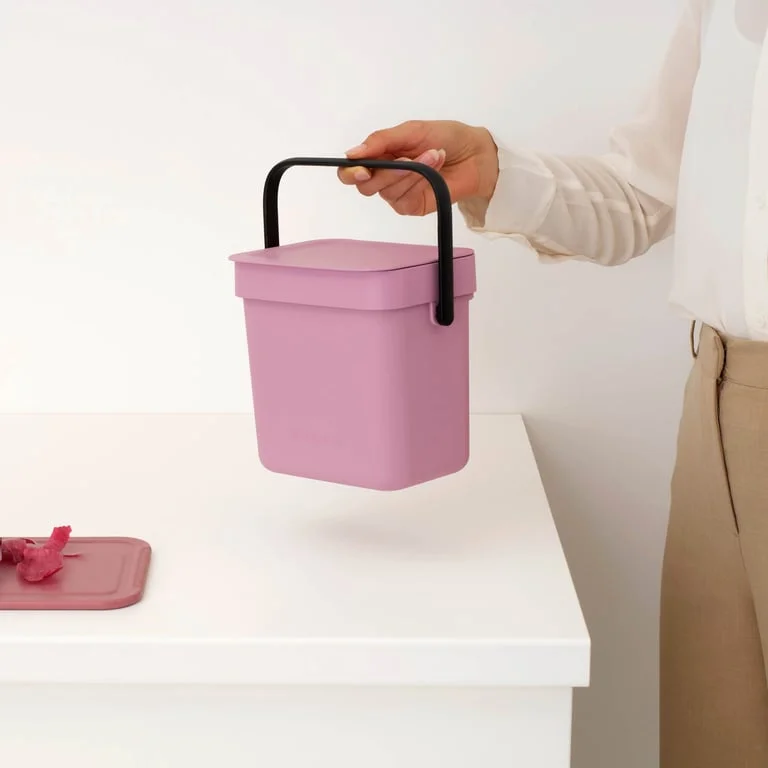 Coș de colectare separată Brabantia Sort&Go 3L, Lilac Pink