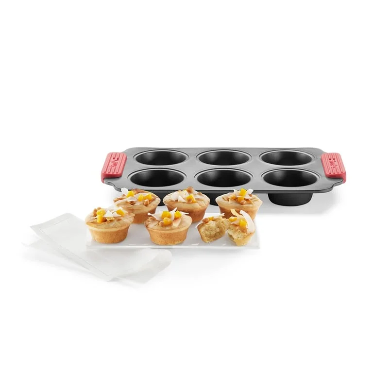 Muffins Mould Lekue 31x18xH3.7cm, Non-Stick