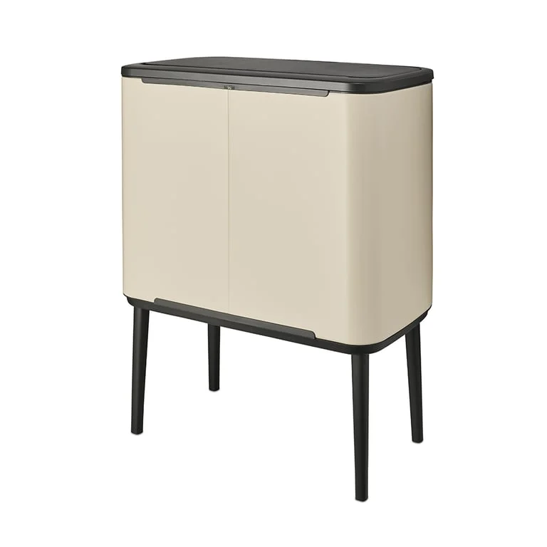 Coș de gunoi Brabantia Bo Touch 11+23L, Soft Beige